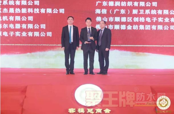 科顺股份再次获得2018年容桂突出贡献奖三项殊荣