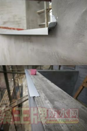安装导水板及滴水条